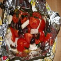 Swordfish Baked in Foil With Mediterranean Flavors image