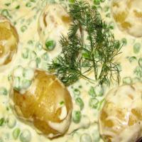Creamed Peas and Potatoes image