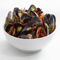 Mussels With Potatoes and Red Pepper image