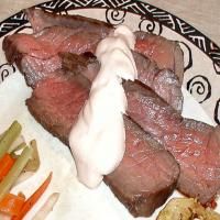 London Broil With Soy Citrus Mayonnaise image
