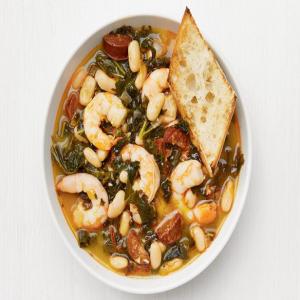 Shrimp, White Bean and Kale Stew_image