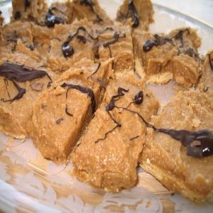 Peanut Butter Graham Squares With Dark Chocolate Drizzle_image