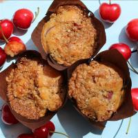 Gluten-Free Cherry Cobbler Muffins image