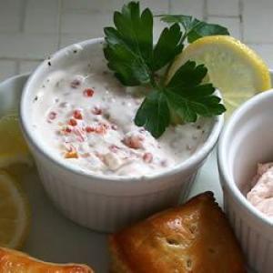 Swedish Sour Cream and Caviar Sauce for Salmon_image