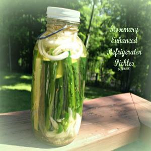 Rosemary Enhanced Refrigerator Pickles_image