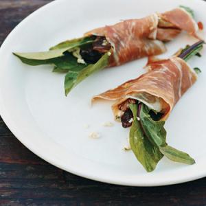 Bitter-Greens Salad Wrapped in Prosciutto_image