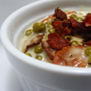 Creamed Peas with Bacon_image