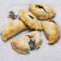 Cheese & spinach pasties image