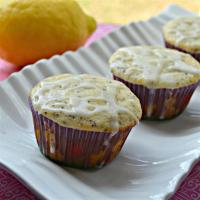 Lemon Poppyseed Muffins with Lemon Glaze image