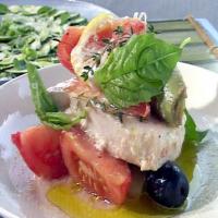 Swordfish Baked in Foil with Mediterranean Flavors image