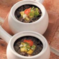 Black Bean Soup with Fruit Salsa_image