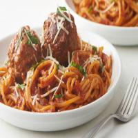 Instant Pot® Spaghetti with Meatballs image