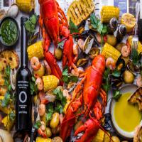 Seafood Boil & Grilled Rosemary Bread with Olive Oils From Spain_image
