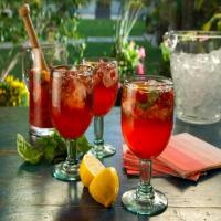 Raspberry Basil Limoncello Cocktail image