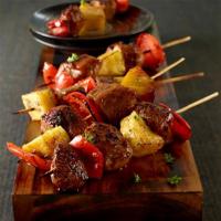 Sweet and Spicy Pork Mini Kabobs_image