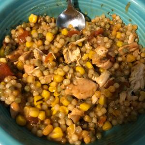 Creamy Chicken with Corn, Tarragon and Tomatoes image