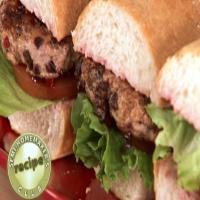 Chicken Cherry Baguette Burgers - Semi-Homemaker Recipe image