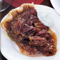Pecan-Fig Pie with Brandied Whipped Cream_image