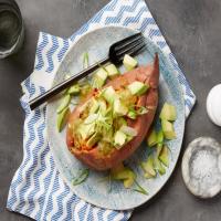 Healthy Chicken-and-Cheese-Stuffed Sweet Potatoes_image