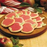 Apple Cutout Sugar Cookies_image
