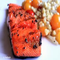 Maple-Bourbon Basted Grilled Salmon Recipe - (4.3/5)_image