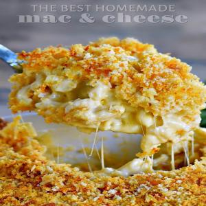 The BEST Homemade Baked Mac and Cheese_image