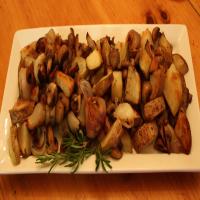 Russian Roasted Potatoes With Mushrooms image