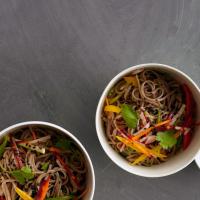 Cold Sesame Noodles with Summer Vegetables image
