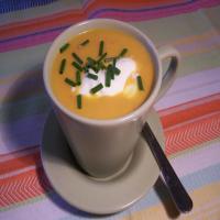 Spicy Carrot Peanut Soup image
