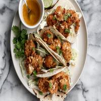 Coconut Shrimp Tacos with Habanero Lime Butter_image