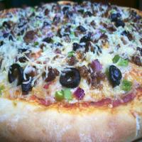 No-Knead Food Processor Thin Crust Pizza Dough_image