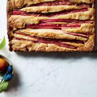 Rhubarb-Almond Cake image