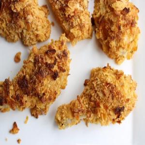 Oven-Fried, Corn Flake-Crusted Chicken_image