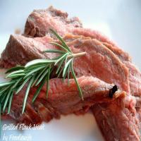 Grilled Flank Steak with Garlic Shallot Rosemary Marinade Recipe - (4.6/5) image