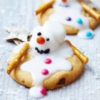 Melting snowman biscuits image