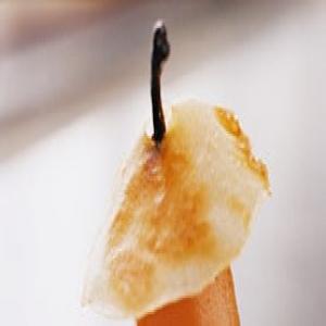 Poached Pears with Quince Paste in Parmesan Cloaks_image