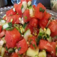 Cucumber N Watermelon Salad a Summer Delight!!!!!!! image