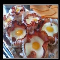Bacon and Egg Cupcakes image
