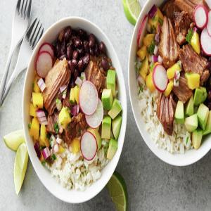 Slow-Cooker Pork Rice Bowls with Mango Salsa_image