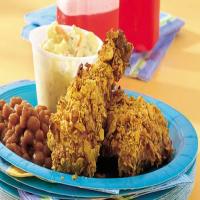 Oven Fried Chicken with Corn Flakes image
