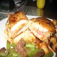 Italian Ham-And-Cheese Stuffed Chicken Breasts_image