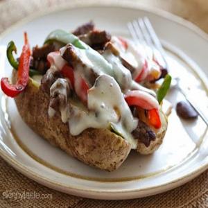 Loaded Philly Cheesesteak Baked Potato_image