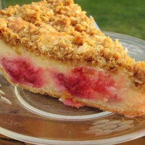 Raspberry Sour Cream Pie_image