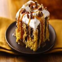 Caramel-Drizzled Pumpkin Poke Cake image