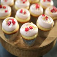 Cranberry Stuffed Cupcakes with Cranberry Cream Cheese Frosting image