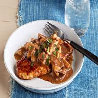 Pan-Roasted Chicken with Shiitake Mushrooms image