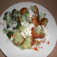 Roasted Potatoes With Artichokes and Feta image