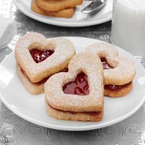 Almond Heart Cookies image