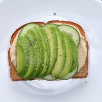Hummus & Cucumber Avocado Toast Recipe by Tasty image