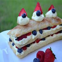 Puff Pastry Dessert with Berries_image